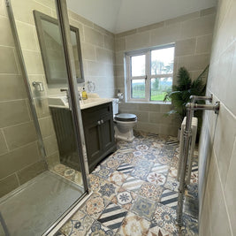 Finca Vigia 20x20cm, multi-colour tile from Irwin Tiles, Co. Monaghan