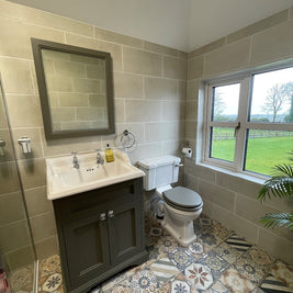 Finca Vigia 20x20cm, patterned tile at Irwin Tiles