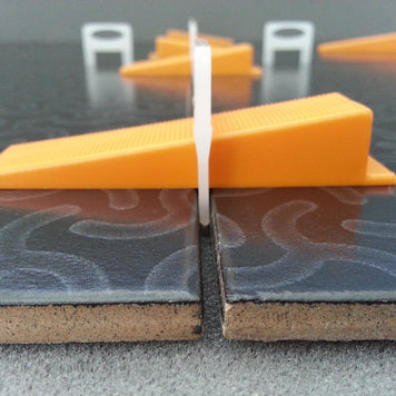 Spacer Clips 1.5mm Wedge Type 500 Pack, tile spacer for keeping tile joints even while fixing at Irwin Tiles, view 7