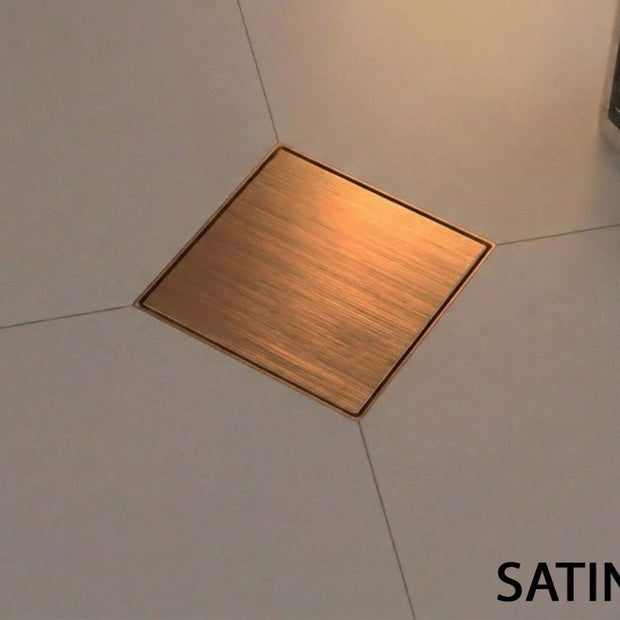 Smart Modula Square Shower Drain 15x15cm, shower drain for wetroom and shower installations at Irwin Tiles