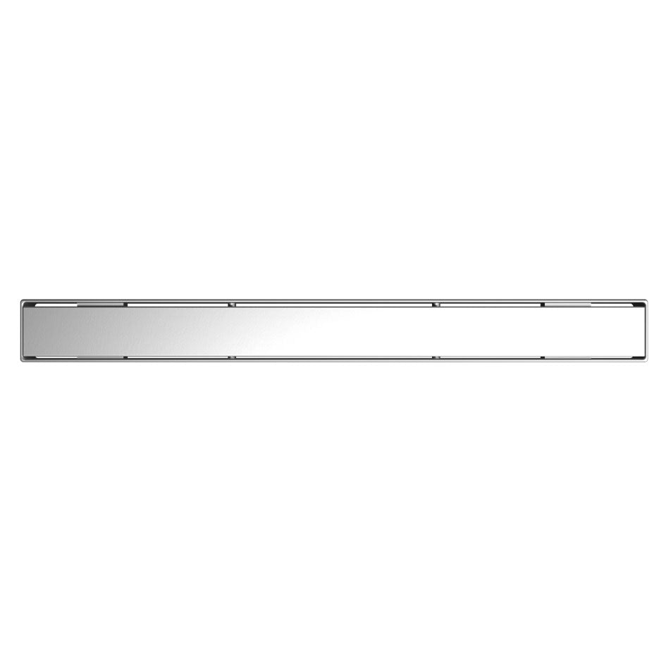 Fixplus Premium Shower Linear Drain Satin Inox, shower drain stocked at Irwin Tiles, Castleblayney