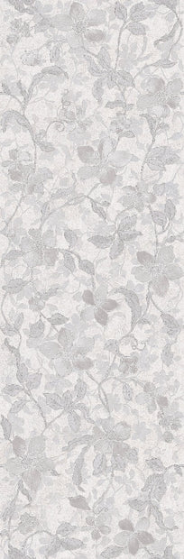 Floral Blanco 30 x 90cm, matt wall tile at Irwin Tiles
