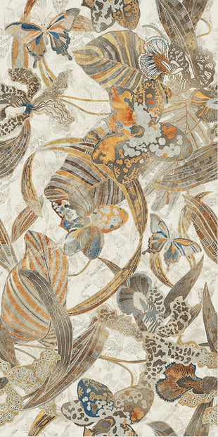 Florale Mix Decor 60x120cm, multi-colour wall tile at Irwin Tiles