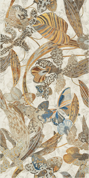 Florale Mix Decor 60x120cm, porcelain wall tile at Irwin Tiles
