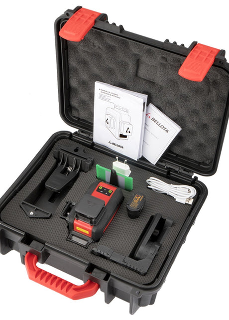 Bellota Laser Level 3 planes by 360º and 30 m for levelling work, laser level for setting out level at Irwin Tiles, view 12