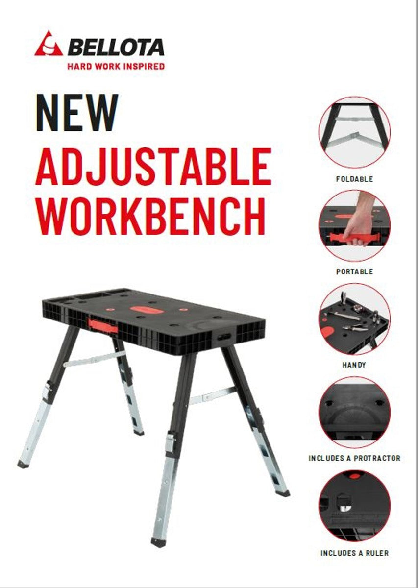 Bellota Foldable Workbench, tiling workbench for supporting tiles while cutting at Irwin Tiles