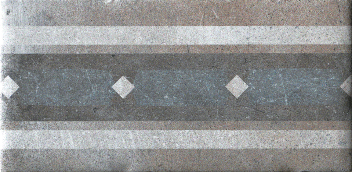 French Quarter Bourbon Street 10x20cm tile, blue matt, at Irwin Tiles, view 30
