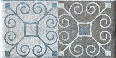 French Quarter Bourbon Street 10x20cm, blue matt tile at Irwin Tiles, view 17