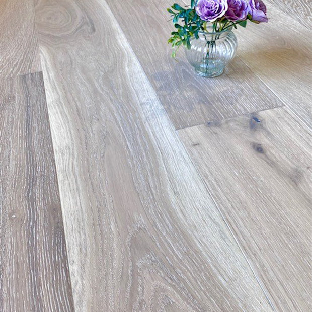Frosty Oak Plank 190mm, oiled engineered wood flooring at Irwin Tiles