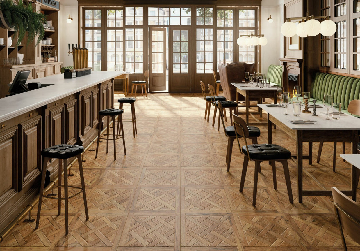 Forest Natural 45 x 45cm, wood effect tile at Irwin Tiles