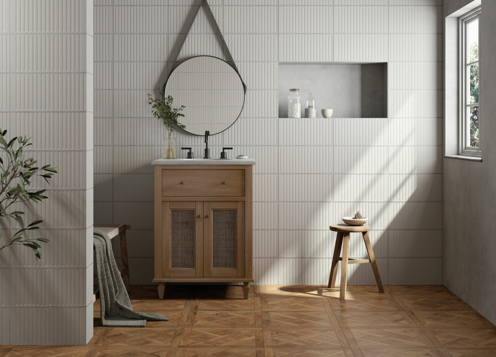 Forest Natural 45 x 45cm, ceramic tile sold by the box at Irwin Tiles