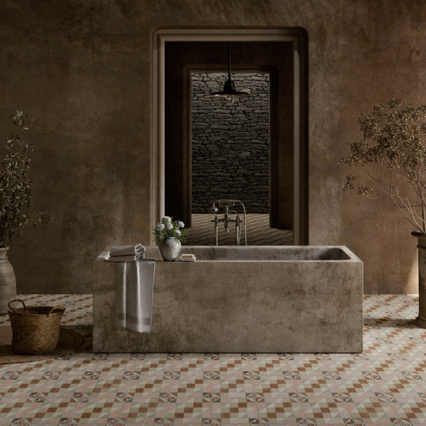 Favara 22.3 x 22.3cm, porcelain tile sold by the box at Irwin Tiles