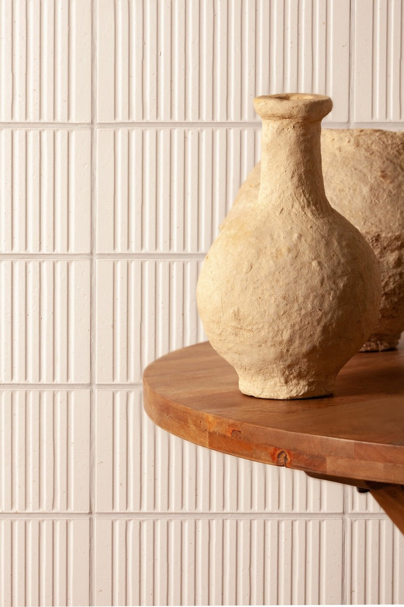 Loft White 20 x 40cm, wall tile at Irwin Tiles