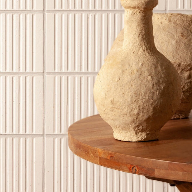 Loft White 20 x 40cm, wall tile at Irwin Tiles