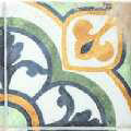 Fuego Legado 22.5x22.5cm, multi-colour matt tile at Irwin Tiles