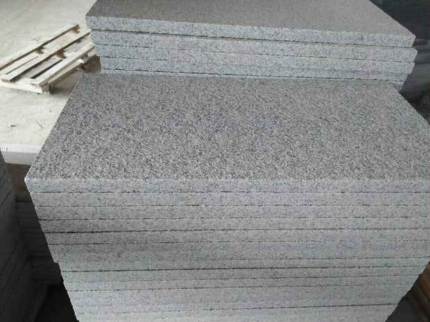 Silver Granite Paving Flamed Finish 60x90cm G603, natural stone paving at Irwin Tiles