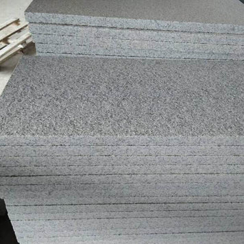 Silver Granite Paving Flamed Finish 60x30cm, matt paving at Irwin Tiles