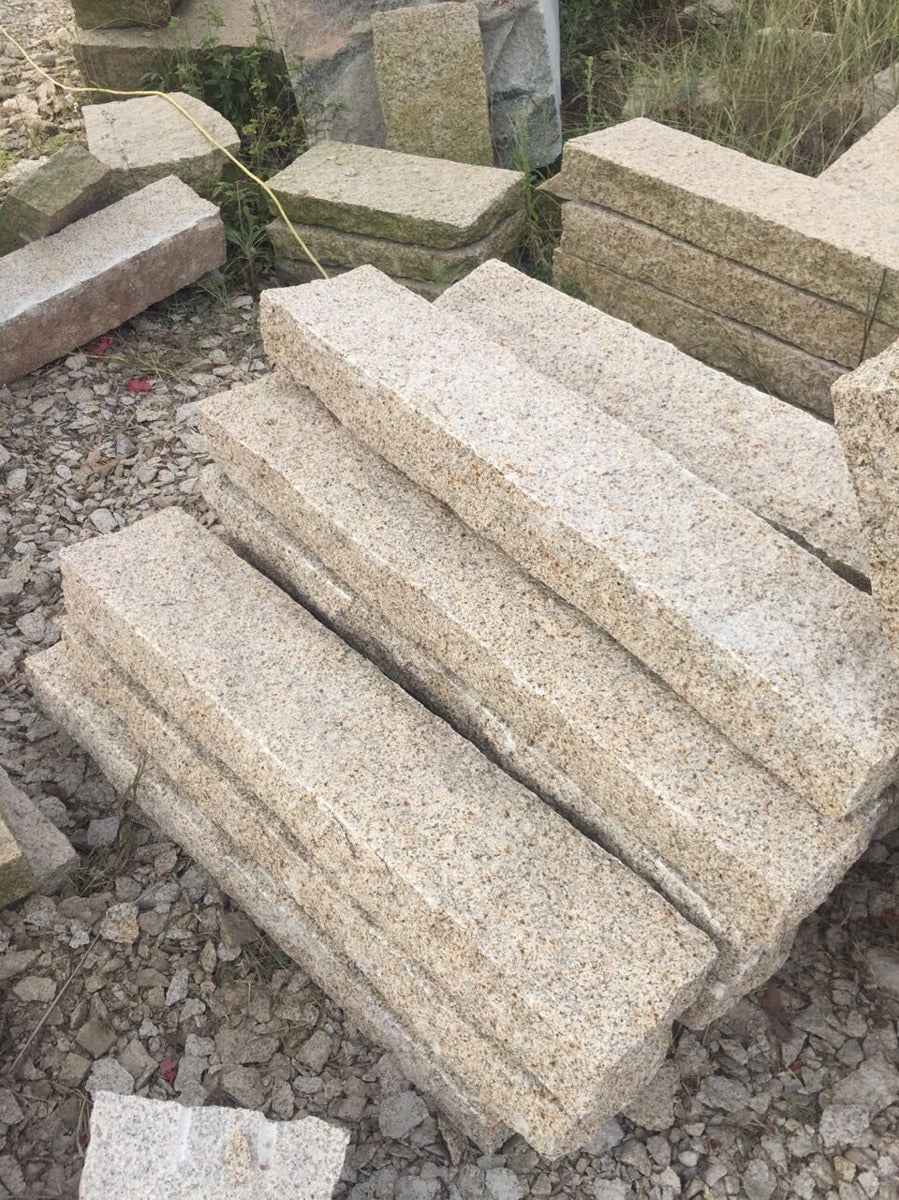 Natural Beige Granite Kerbstone 100x17.5cm, paving at Irwin Tiles