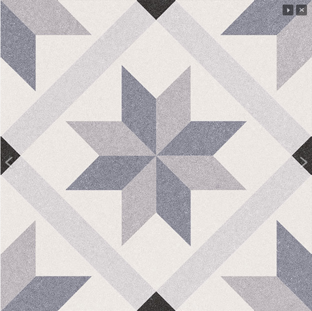 Genova Azul 22.5 x 22.5cm, matt tile at Irwin Tiles
