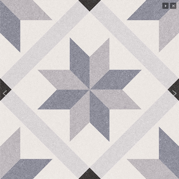 Genova Azul 22.5 x 22.5cm, matt tile at Irwin Tiles
