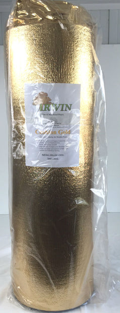 Gold Foil Acoustic Underlay 5mm, flooring underlay at Irwin Tiles
