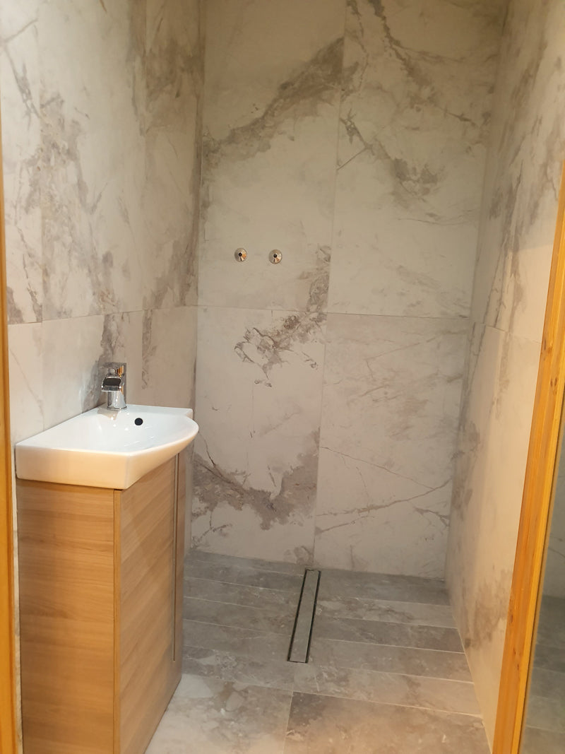 Golden Age Grey 80 x 80cm, matt tile at Irwin Tiles