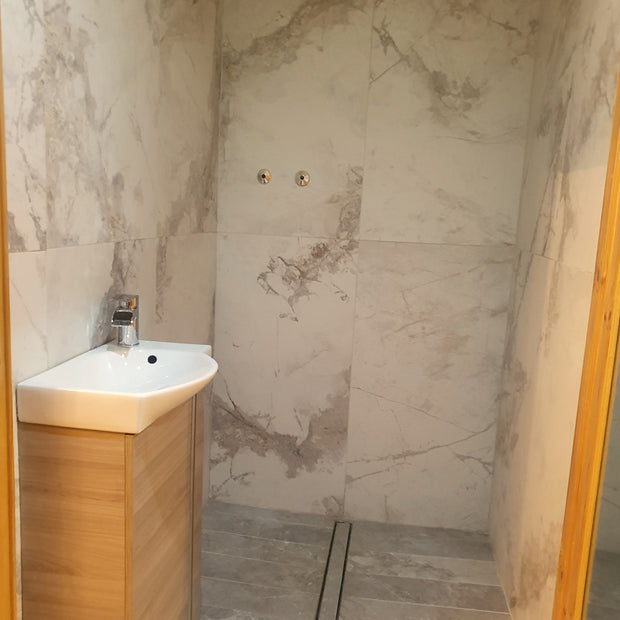 Golden Age Grey 80 x 80cm, matt tile at Irwin Tiles