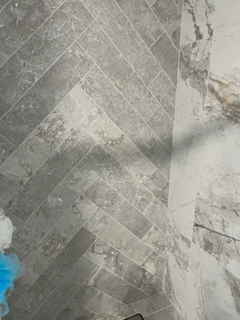 Golden Age Grey 15 x 60cm, matt porcelain tile for kitchens, bathrooms and hallways at Irwin Tiles