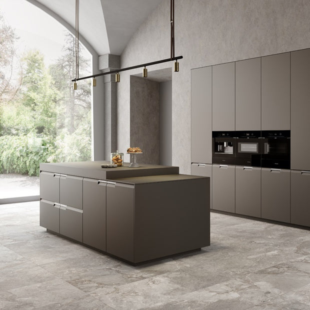 Golden Age Grey 80 x 80cm tile, matt, at Irwin Tiles