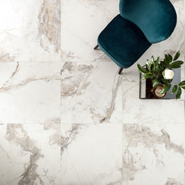 Golden Age White 80 x 80cm, tile from Irwin Tiles, Co. Monaghan