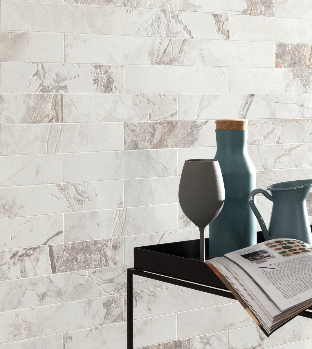 Golden Age White 15 x 60cm tile, matt, at Irwin Tiles
