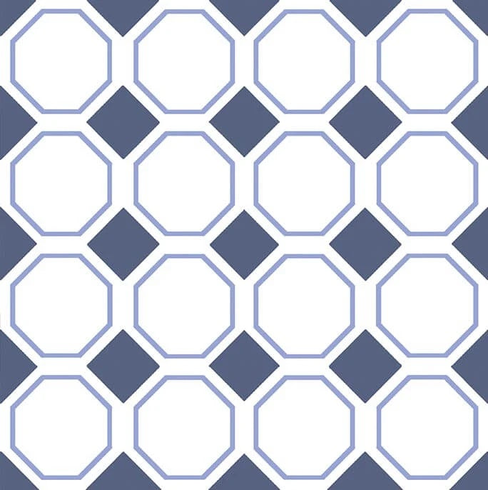 Goya 22.5x22.5cm, multi-colour matt tile at Irwin Tiles, view 9
