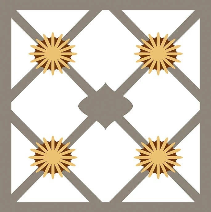 Goya 22.5x22.5cm, decorative tile at Irwin Tiles