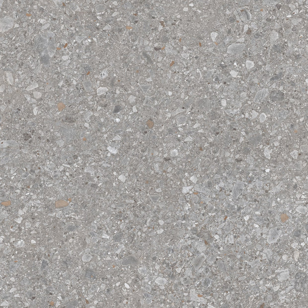 Gravelux Grey 60x60cm, matt tile at Irwin Tiles
