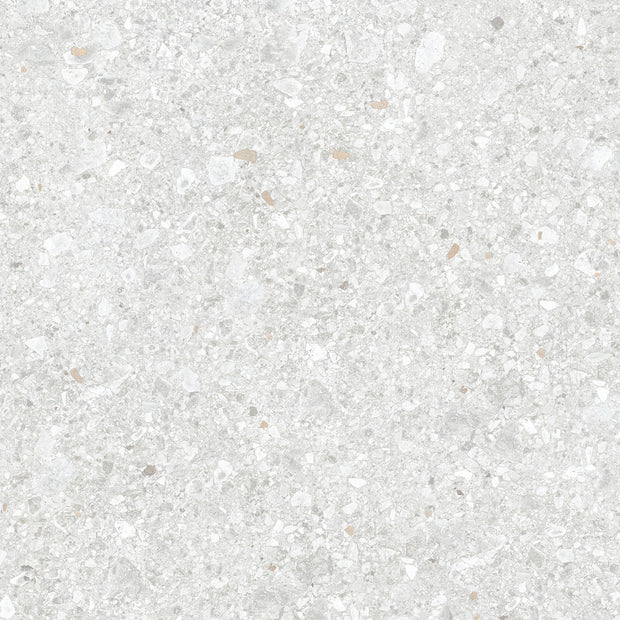 Gravelux White 60x60cm, matt tile at Irwin Tiles