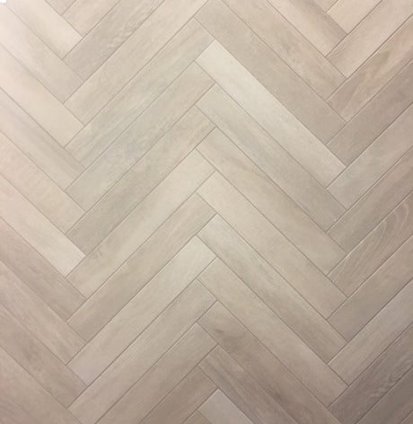 Greenwood Beige Herringbone, matt tile at Irwin Tiles
