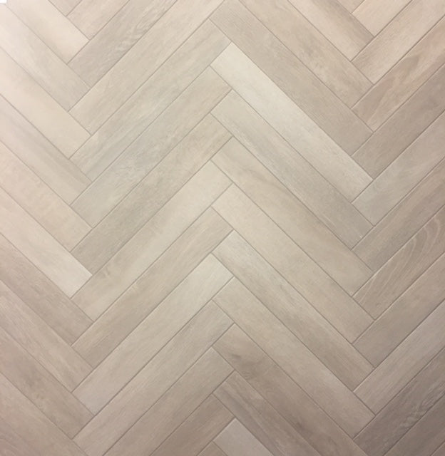 Greenwood Beige Herringbone, matt tile at Irwin Tiles