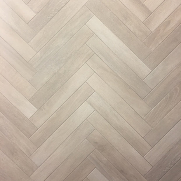 Greenwood Beige Herringbone, matt tile at Irwin Tiles