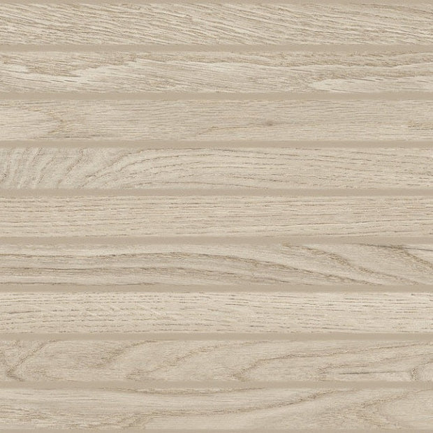 Grow Taupe Ribbed 33 x 100cm, ceramic tile at Irwin Tiles