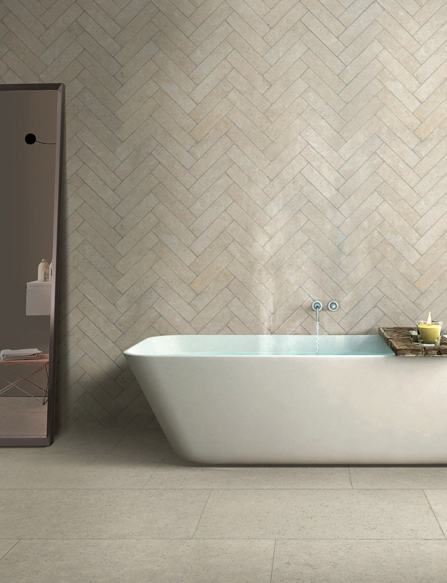 Hampton Old White 60 x 90cm, tile from Irwin Tiles, Co. Monaghan