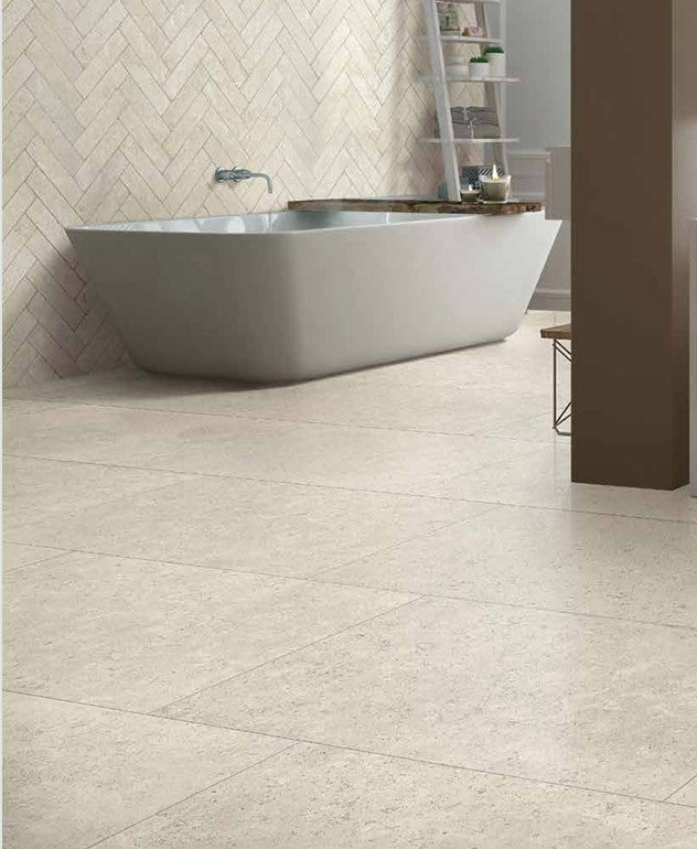 Hampton Old White 60 x 90cm, porcelain tile at Irwin Tiles