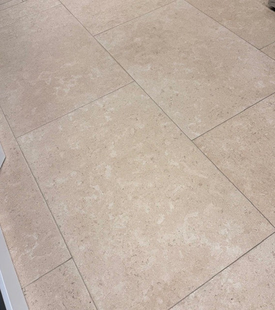 Hampton Old White 60 x 90cm, matt porcelain tile for bathroom and other wet floors at Irwin Tiles