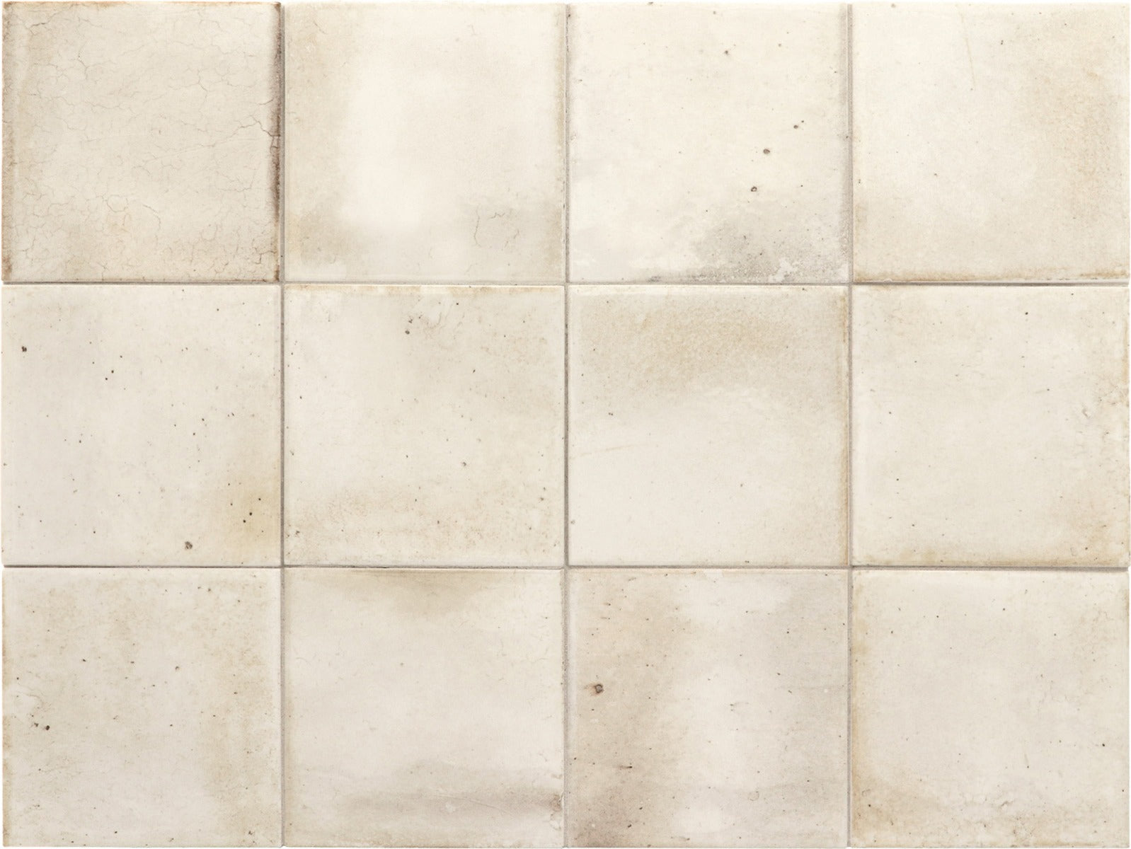 Hanoi White 10x10cm, gloss tile at Irwin Tiles