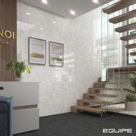 Hanoi White 10x10cm, tile at Irwin Tiles