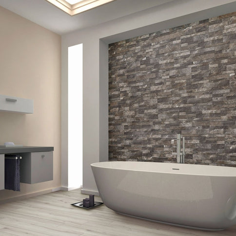 Gioia Greige 15 x 61cm, porcelain tile at Irwin Tiles