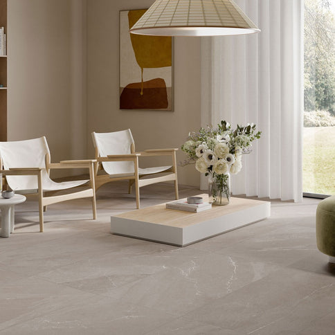 Angers Taupe 100 x 100cm, porcelain tile for kitchens, bathrooms and hallways at Irwin Tiles
