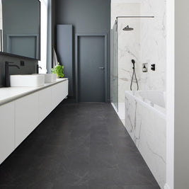 Caldera Tile Marmo Scuro Luxury Parquet Vinyl 61.5x123cm, grey luxury click vinyl from Irwin Tiles, Co. Monaghan, view 11