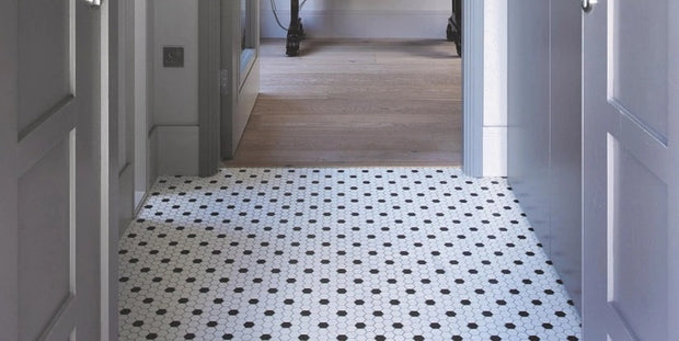 Hex Pattern 1 Mosaic 30.1 x 23.2cm, tile at Irwin Tiles