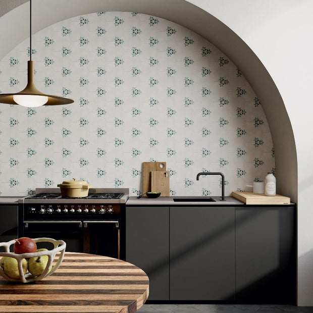 Hex Lily White 25x22cm, matt tile at Irwin Tiles