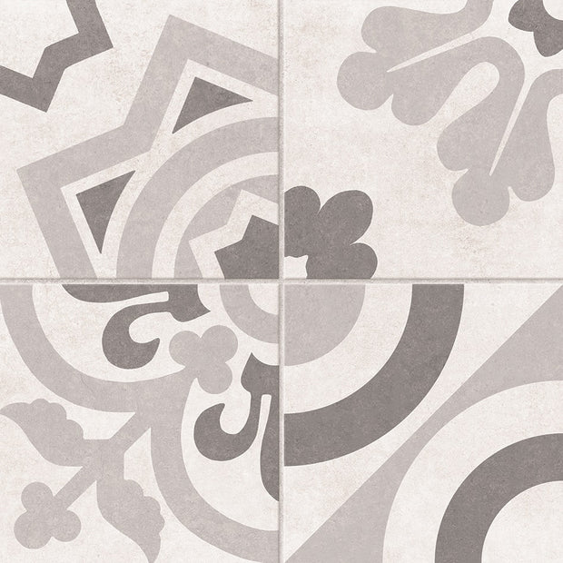 Hidra Uptown Perla 45x45cm, matt tile at Irwin Tiles